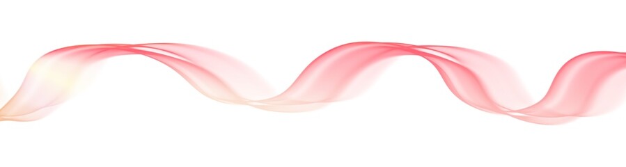 Wall Mural - Smooth curve wave line gradient red pastel