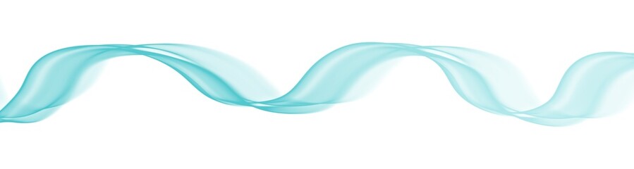 Wall Mural - Smooth curve wave line gradient blue pastel