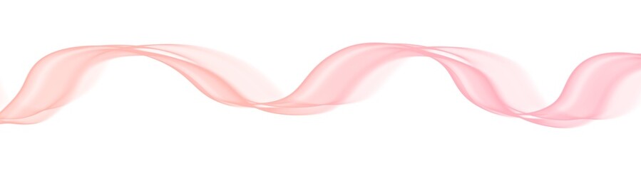 Wall Mural - Smooth curve wave line gradient pink pastel