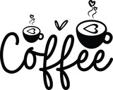 Fototapeta Mapy - Coffee Cup Caffeine svg