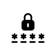 password glyph icon