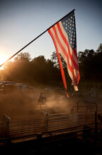 A Dusty Evening At The Rodeo.