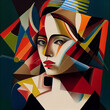 © Gleb - Beautiful old style portrait of woman created with Generative AI technology.