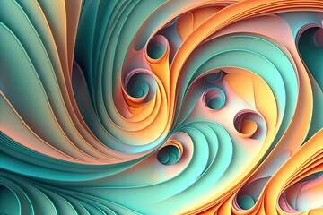 Wall Mural - abstract background images. created with generative ai technology and photoshop.