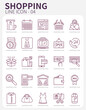© dangolimage - 쇼핑 라인 아이콘