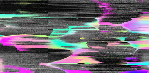 Aufkleber - 80s, 90s, abstract, art, artifacts, background, bad, black, broken, camera, chaos, color, computer, damage, dark, data, defect, design, digital, display, distortion, dynamic, effect, error, flicker, f