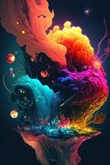 Abstract colourful background, wallpapers for I pad, tab mobile.