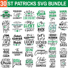 St Patrick's Day Svg Bundle. Hand Drawn Vector Design For Card, Banner, Mug, T-shirt, Invitation, Sticker And Gifts.