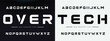 OVER TECH Sports minimal tech font letter set. Luxury vector typeface for company. Modern gaming fonts logo design.
