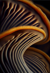 Aufkleber - Beautiful abstract illustrations mushrooms pattern  background. 