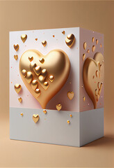 Poster - St. Valentine's Day style concept Background