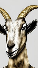 Close Up Of A Goat Created With Generative AI Technology Created With Generative AI Technology Created With Generative AI Technology