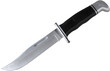 Large knife designed for survival isolated in a png.