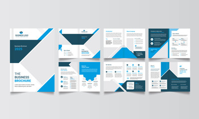 Wall Mural - Corporate business presentation backgrounds design template and page layout design for brochures, books, magazines, annual reports,s and company profiles, graphic elements design concept For Business.