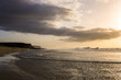 Strand Sonnenuntergang Fuerteventura Spanien Winter
