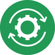 Beginning, cogwheel Vector Icon which can easily modify or edit
