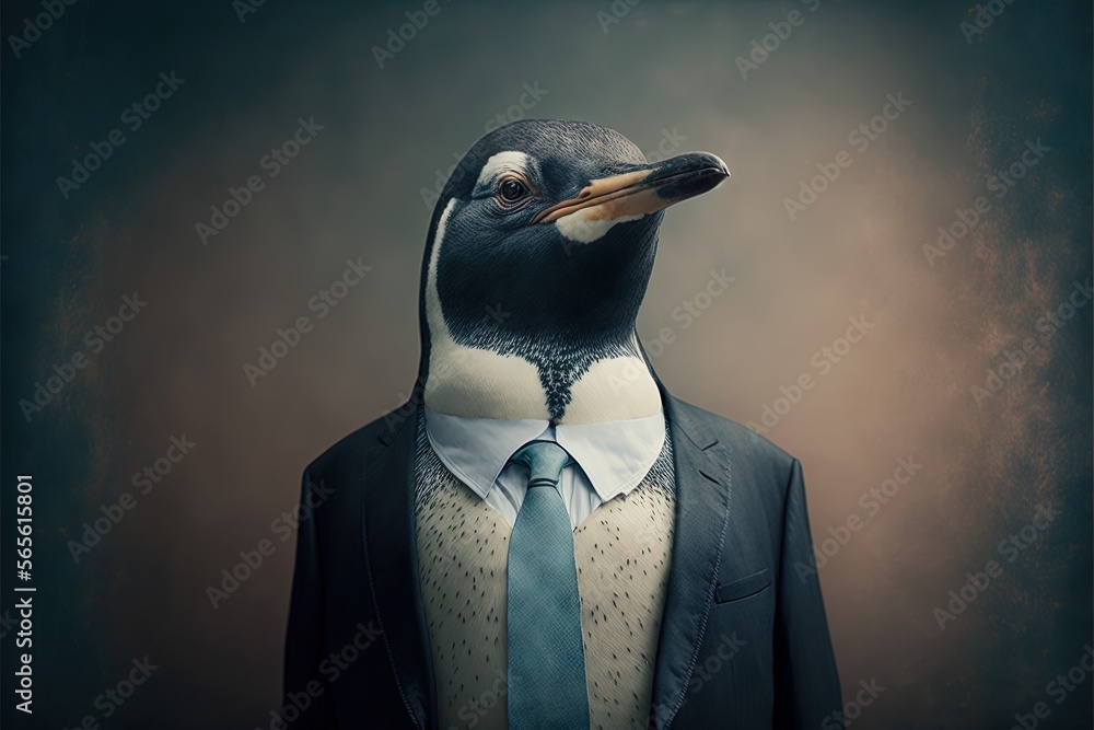 penguin suit and tie
