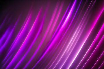 Sticker - Abstract purple neon background with rays and lines, light movement. Pink neon, purple neon, blue neon. AI