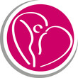 Herz und Frau, Frauenarzt, Logo, Hintergrund