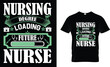 Nursing degree loading future nurse,,,, Nursing T-Shirt design 