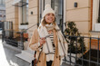 © mary_markevich - stylish woman walking in winter street