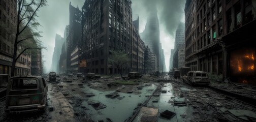 After the third world war, aftermath, inspiration, concept art	
