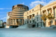 New Zealand Parliament and Beehive building in Wellington