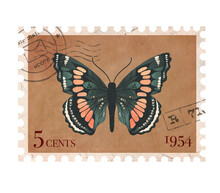 Butterfly Stamp Free Stock Photo - Public Domain Pictures