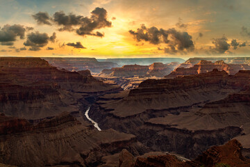 Canvas Print - Grand Canyon National Park at sunset