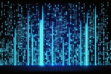 Binary code computer programming concept background