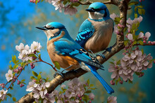 Cute Little Spring Birds (AI Generated)
