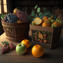 Images Of Fruit In Baskets