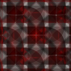 Poster - fabric tile and carpet pattern consisting of a combination of red, black and white colors