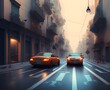 Dangerous Street, Generative AI Illustration