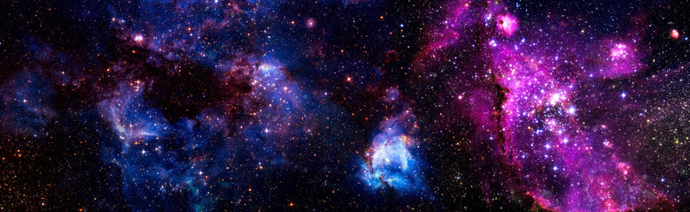 Wall Mural - panorama universe space beautiful science fiction wallpaper . elements of this image furnished by na