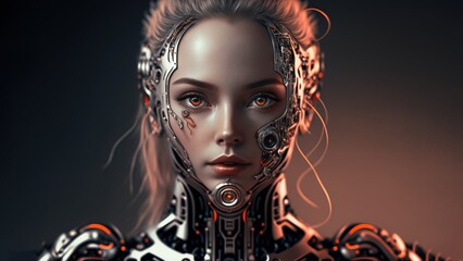 Ai bot artificial chatbot intelligence with copy space for text generative ai