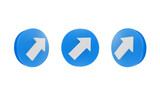 Fototapeta  - 3d illustration traffic sign or arrow icon of turn right