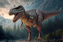 Tyrannosaurus Rex Also Known As T Rex - AI Generative