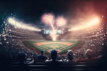 Baseball Stadium - Created With Generative AI