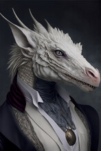 White Dragon Portrait