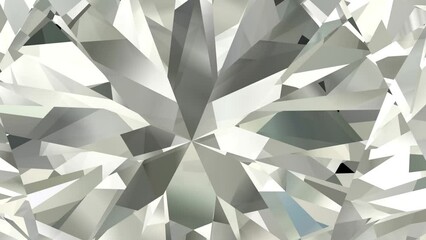 Wall Mural - Realistic diamond texture close up, Design wallpaper. 3D rendering