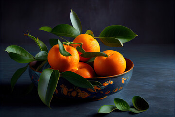 Fresh Tangerines mandarin