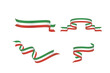 © Muhammad - flag ribbon with palette colors of italy country for independence day celebration decoration