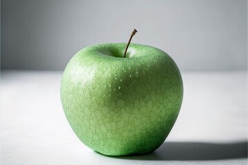 Poster - green apple with Generative AI