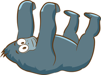 Gorilla png graphic clipart design