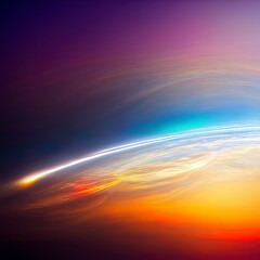 Wall Mural - Light, sunset, bright with Generative AI