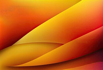 Wall Mural - A beautiful gradient of red, orange, and yellow forms the background., generative ai	