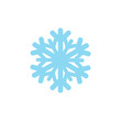 Snow and winter concept. Snow icon in flat style design, snow vector.