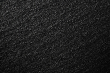 Wall Mural - Black slate background. Coal background. Black, dark abstract stone texture.