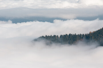  beautiful landscape with mountains and clouds